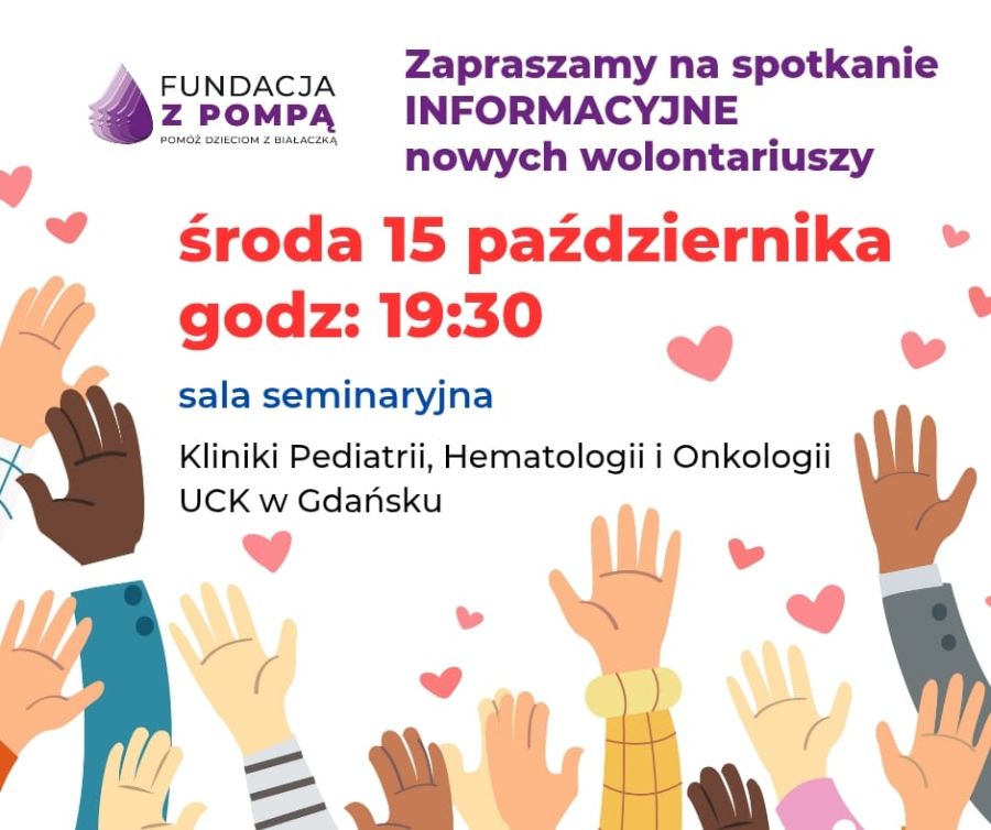 Spotkanie dla nowych wolontariuszy